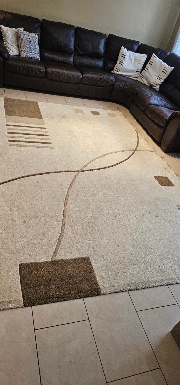 Wollen tapijt, Ophalen, Gebruikt, 200 cm of meer, Landelijk
