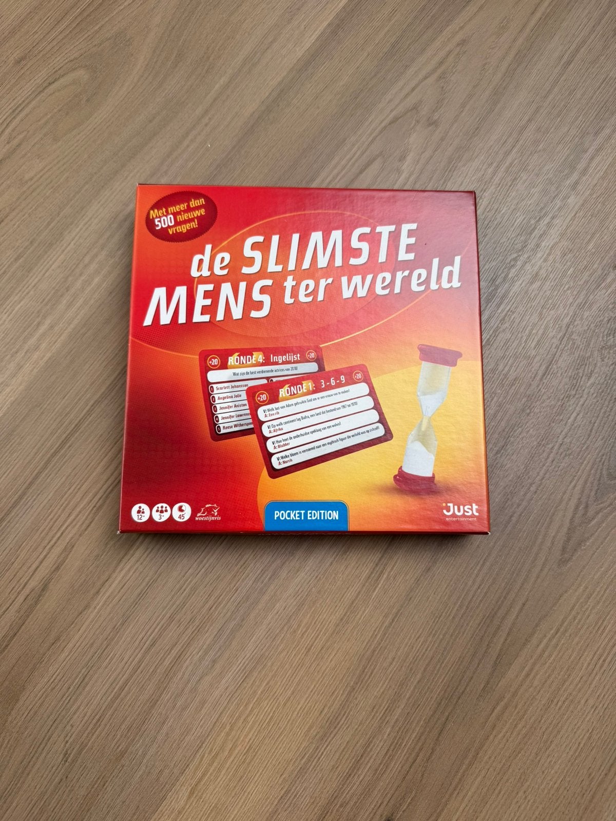 De slimste mens ter wereld gezelschapsspel, Ophalen, Nieuw