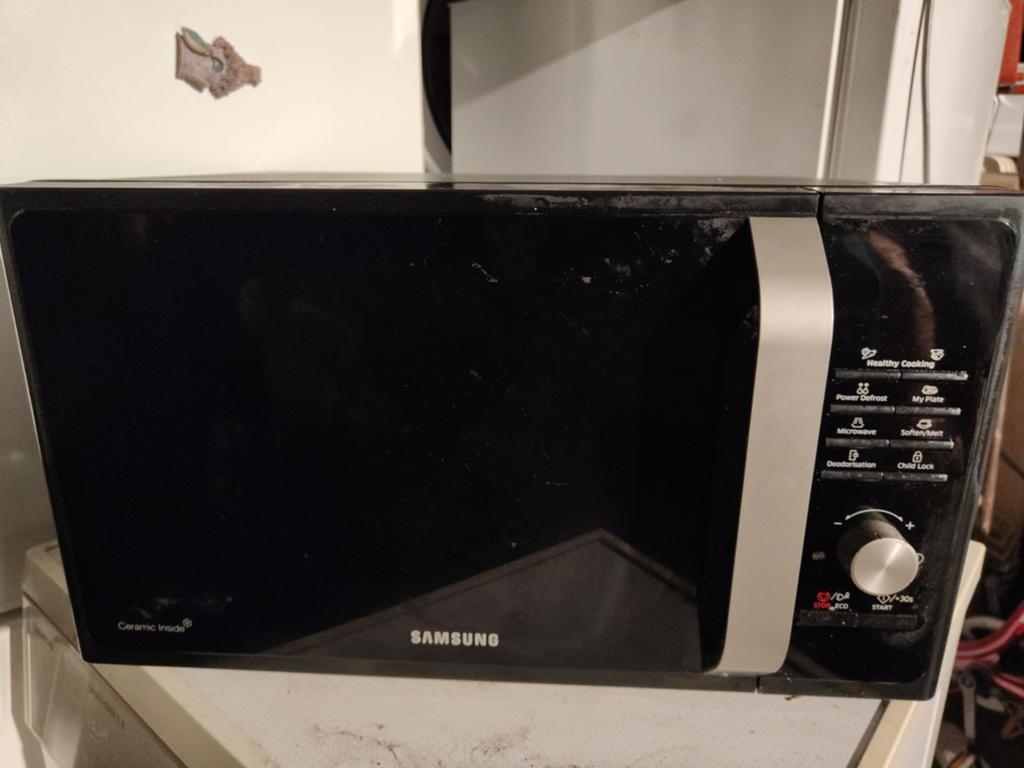 Samsung Magnetron MS28B303TAK - Zwart, 1000W, Ophalen, Gebruikt, Magnetron, Draaiplateau