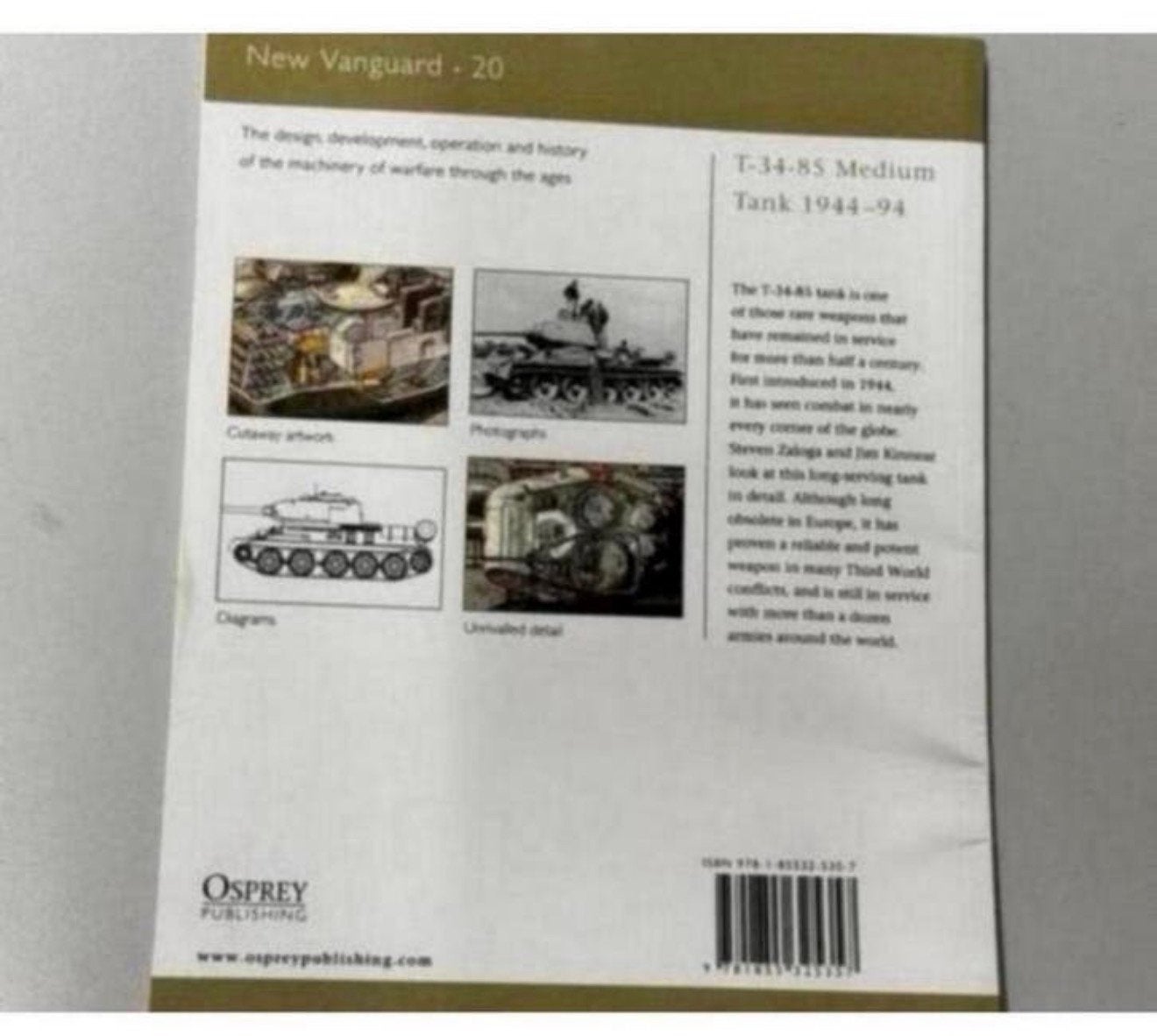 T-34-85 Medium Tank, 1944-94 boek boekje Steven J. Zaloga, Ophalen of Verzenden, Tweede Wereldoorlog, Nieuw, Landmacht