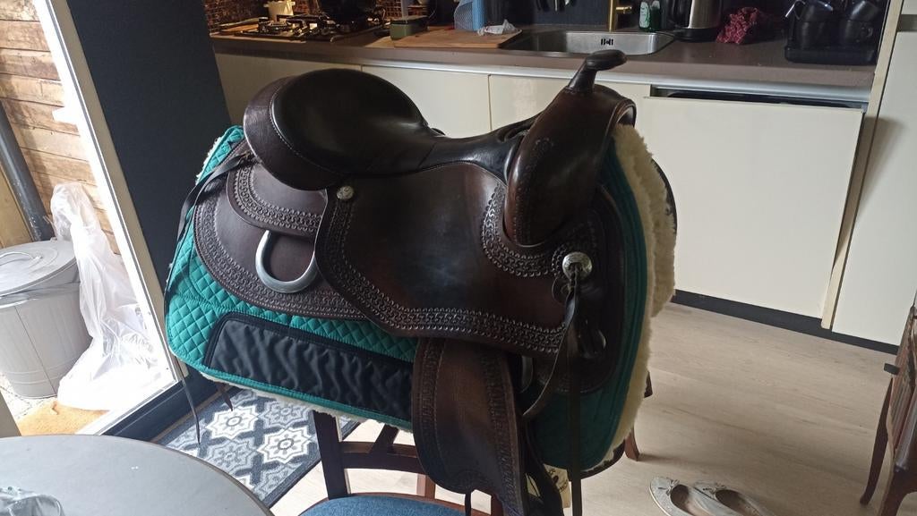 Freemax western cow zadel 17 inch, Dieren en Toebehoren, Ophalen, Gebruikt, Western