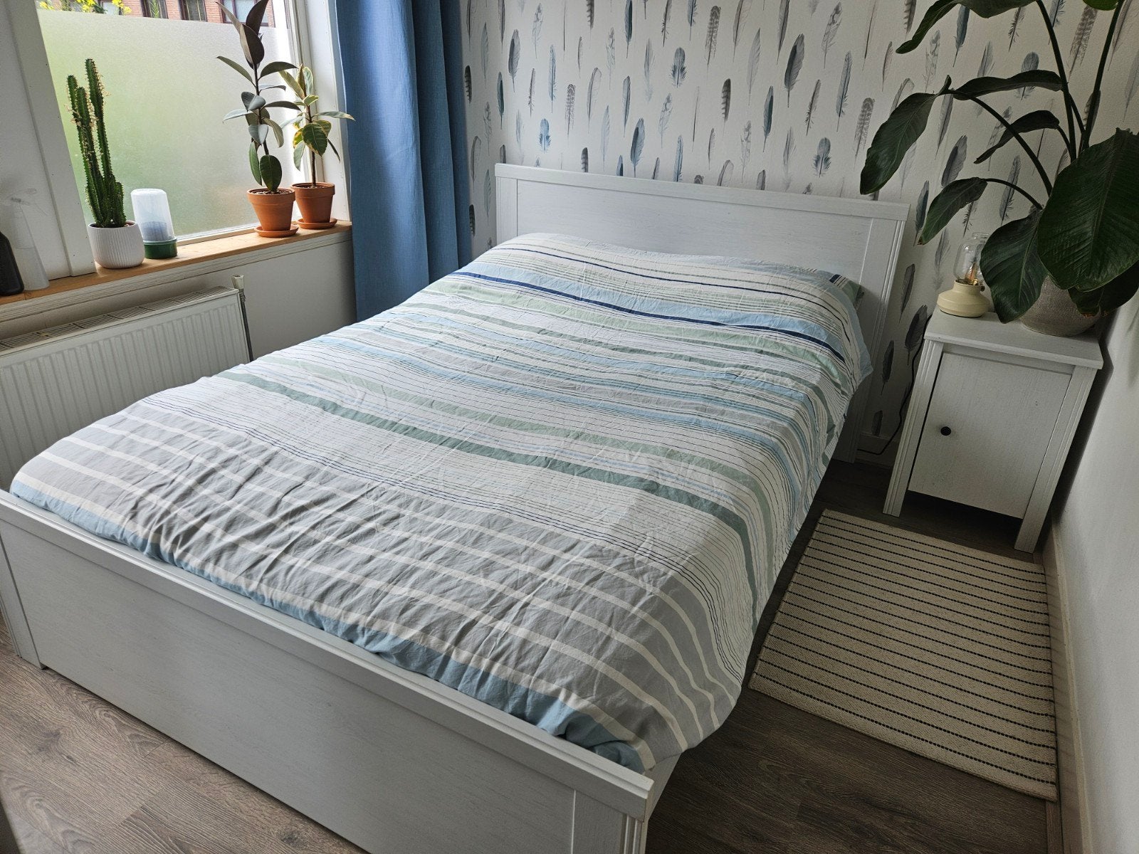 Complete slaapkamer Ikea BRUSALI, Ophalen, Gebruikt, Tweepersoons