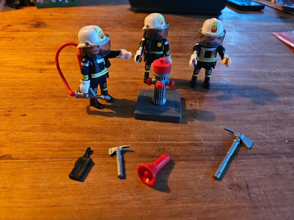 Playmobil Brandweerfiguren 5366, Ophalen of Verzenden, Zo goed als nieuw