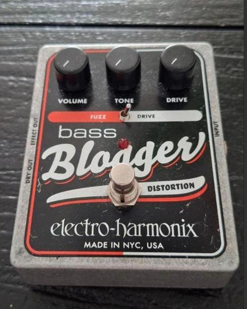 EHX Bass Blogger, Muziek en Instrumenten, Effecten, Ophalen of Verzenden, Gebruikt, Distortion, Overdrive of Fuzz