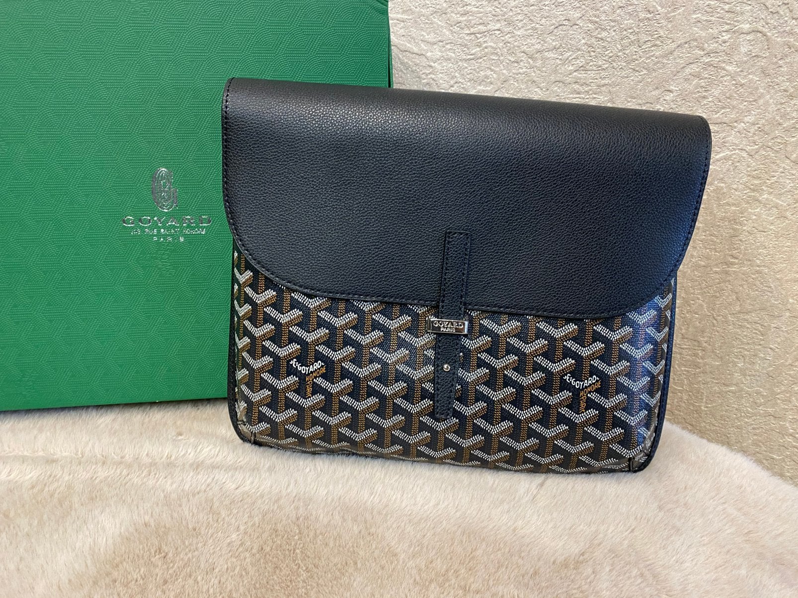 Goyard Schoudertas - Zwart - 3 Kleuren - Nieuw, Ophalen of Verzenden, Zwart, Overige merken, Leer