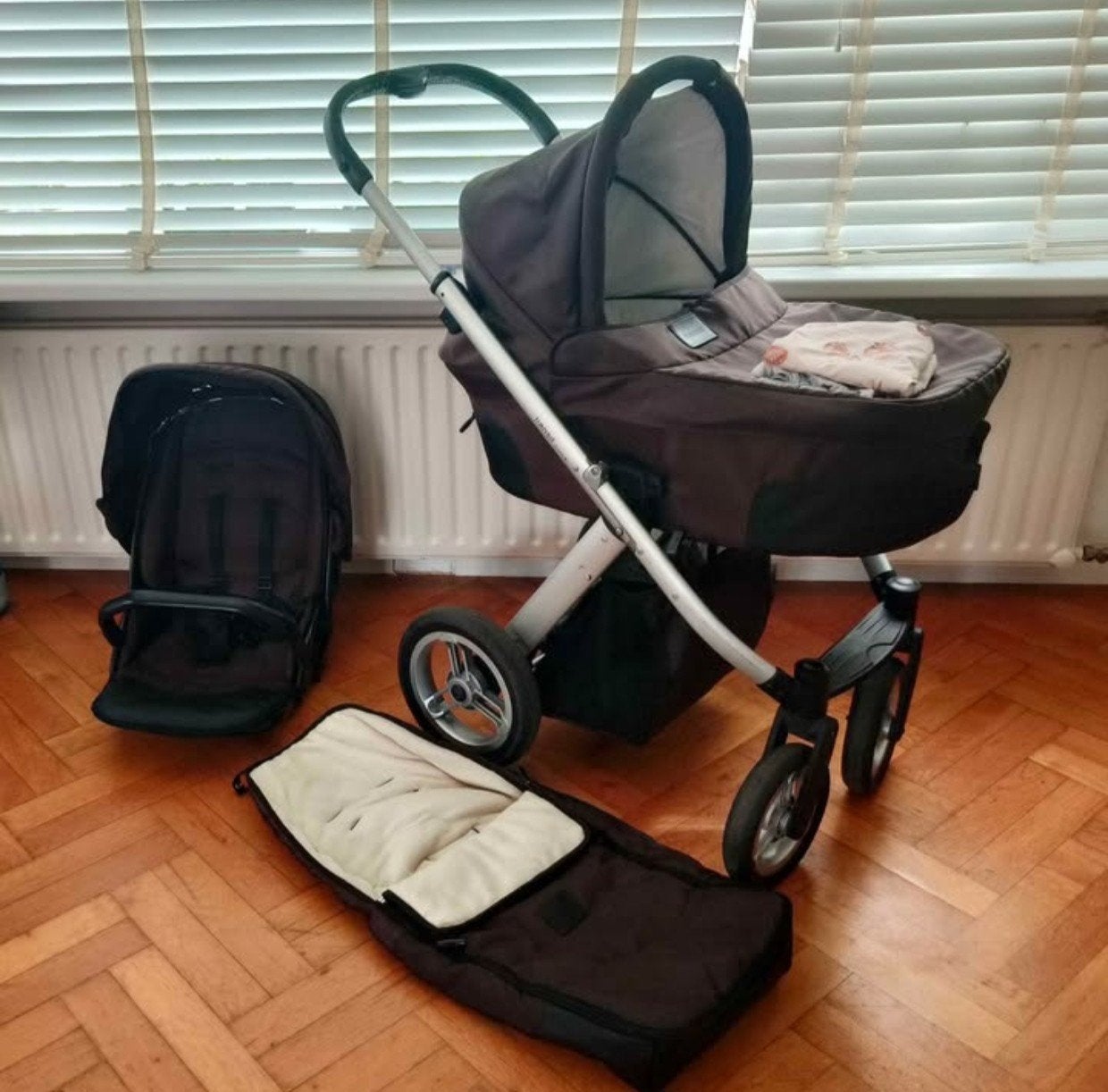 2-in-1 Transit Stroller – Bassinet + Seat Unit, Ophalen, Overige merken