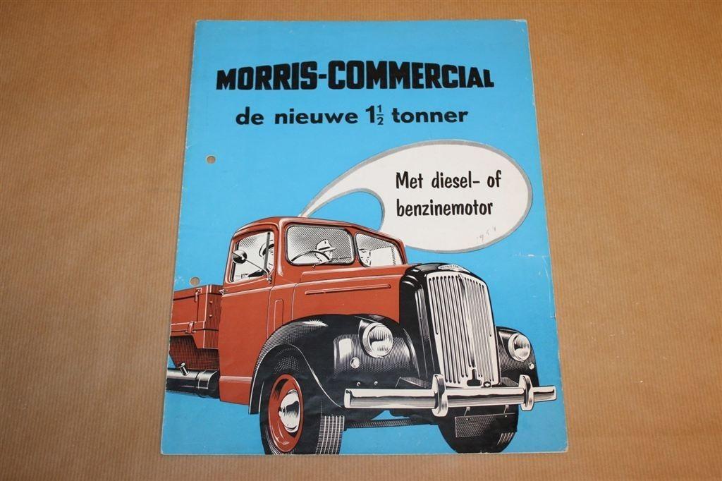 Oude vrachtwagenfolder - Morris-Commercial - 1954, Boeken, Auto's | Folders en Tijdschriften, Ophalen of Verzenden, Gelezen, Overige merken