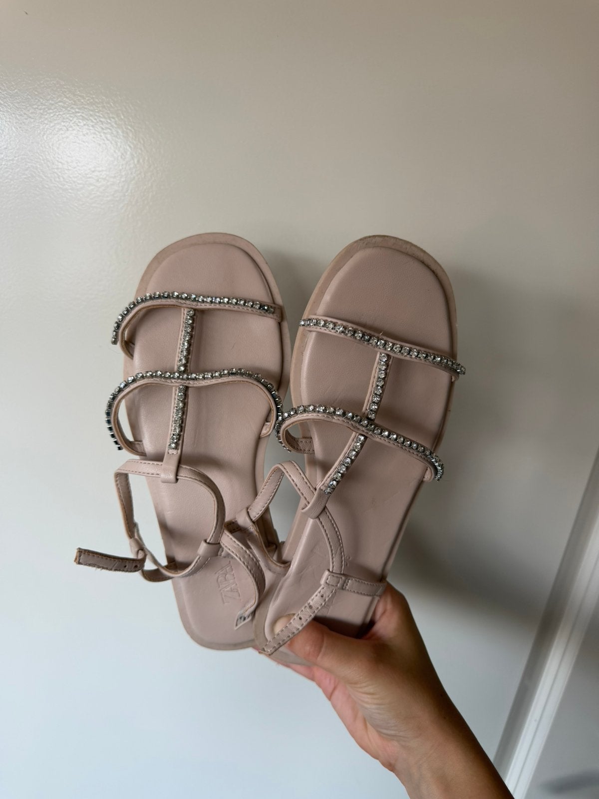 sandalen Zara, Zo goed als nieuw, Roze, Sandalen of Muiltjes, Ophalen of Verzenden