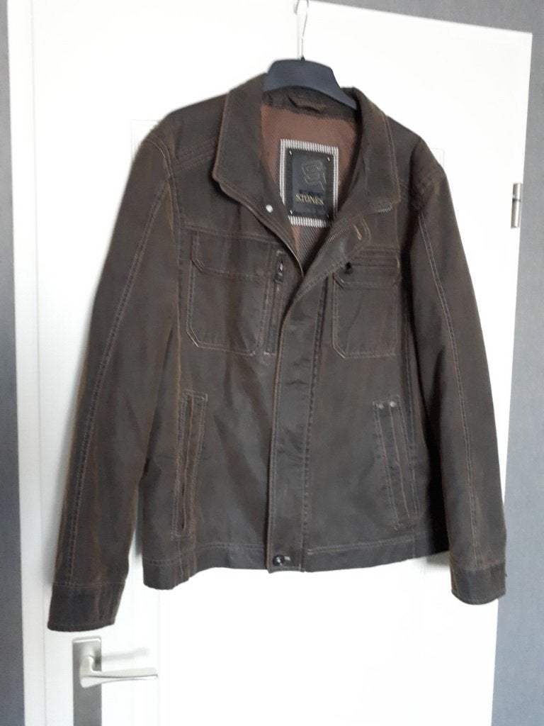 Jas Stones  Kleur : Bruin Maat : 48  Nieuwprijs €160.-, Kleding | Heren, Stones, Bruin, Maat 48/50 (M), Nieuw