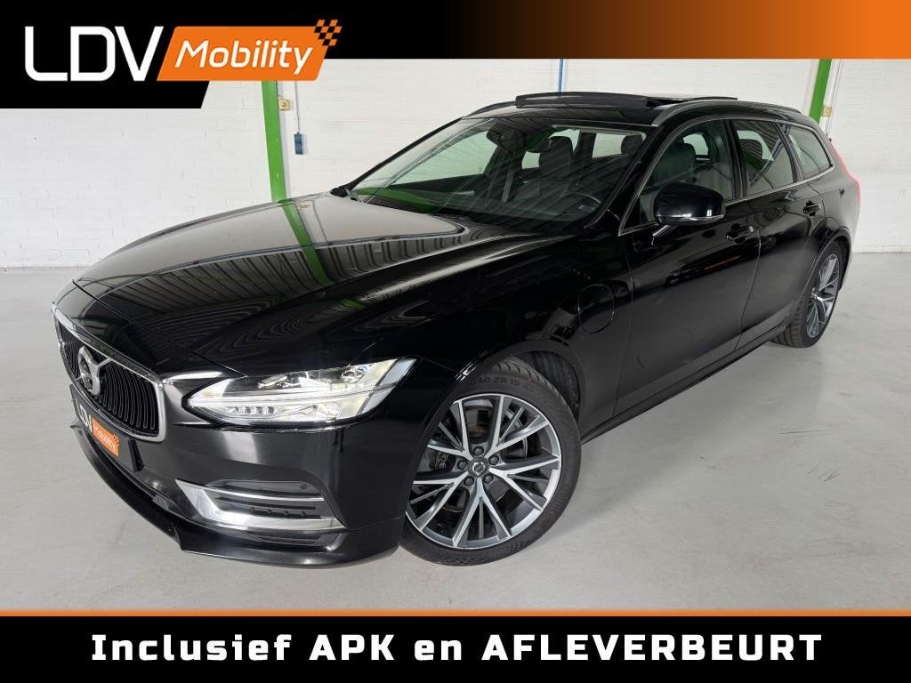 Volvo V90 2.0 T8 AWD PLUG-IN HYBRIDE / MOMENTUM / Panoramada, Automaat, 4 cilinders, USB, Zwart