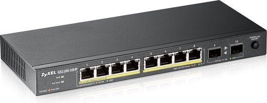 2x Switch ZyXEL GS1100-10HP-EU0102F, Ophalen of Verzenden, Zo goed als nieuw