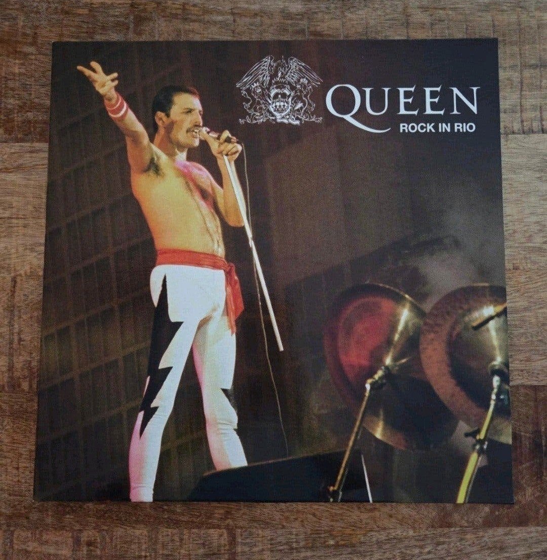 Lp Queen rock in Rio '85, Ophalen of Verzenden, Zo goed als nieuw, 12 inch
