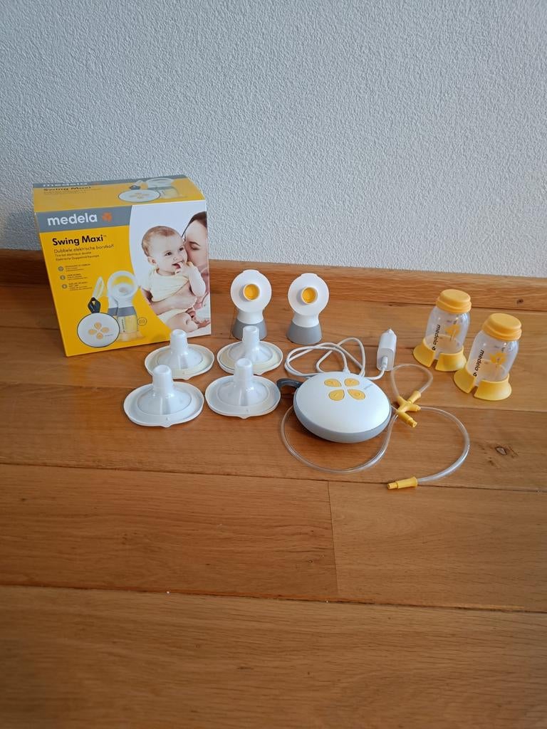 Medela Swing Maxi.

Dubbele elektrische kolf., Ophalen of Verzenden, Gebruikt, Borstkolf