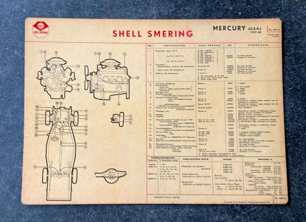 Mercury ( USA) 2957/1960, Ophalen of Verzenden