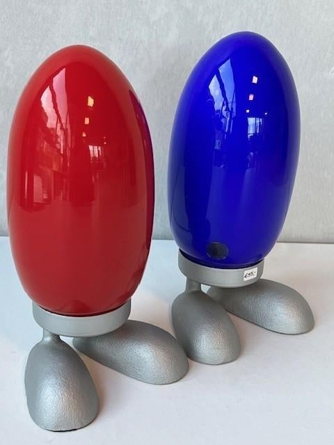 Fjorton tafellamp Tatsuo Konno retro lamp Dino Egg jaren 90, Huis en Inrichting, Lampen | Tafellampen, Gebruikt, Jaren 90, IKEA