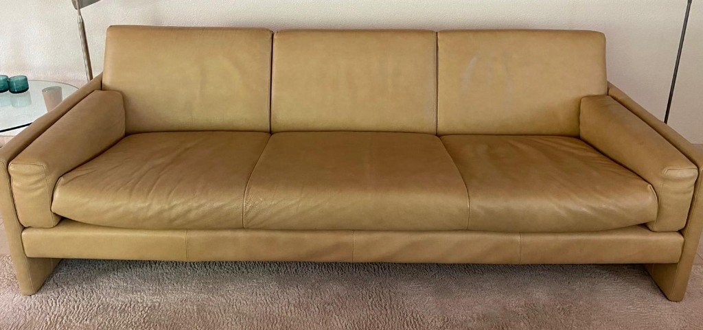 Prachtige, hoog kwaliteit Leolux Antipode leren Bank Pode 7, Ophalen, Modern design, Gebruikt, 100 tot 125 cm
