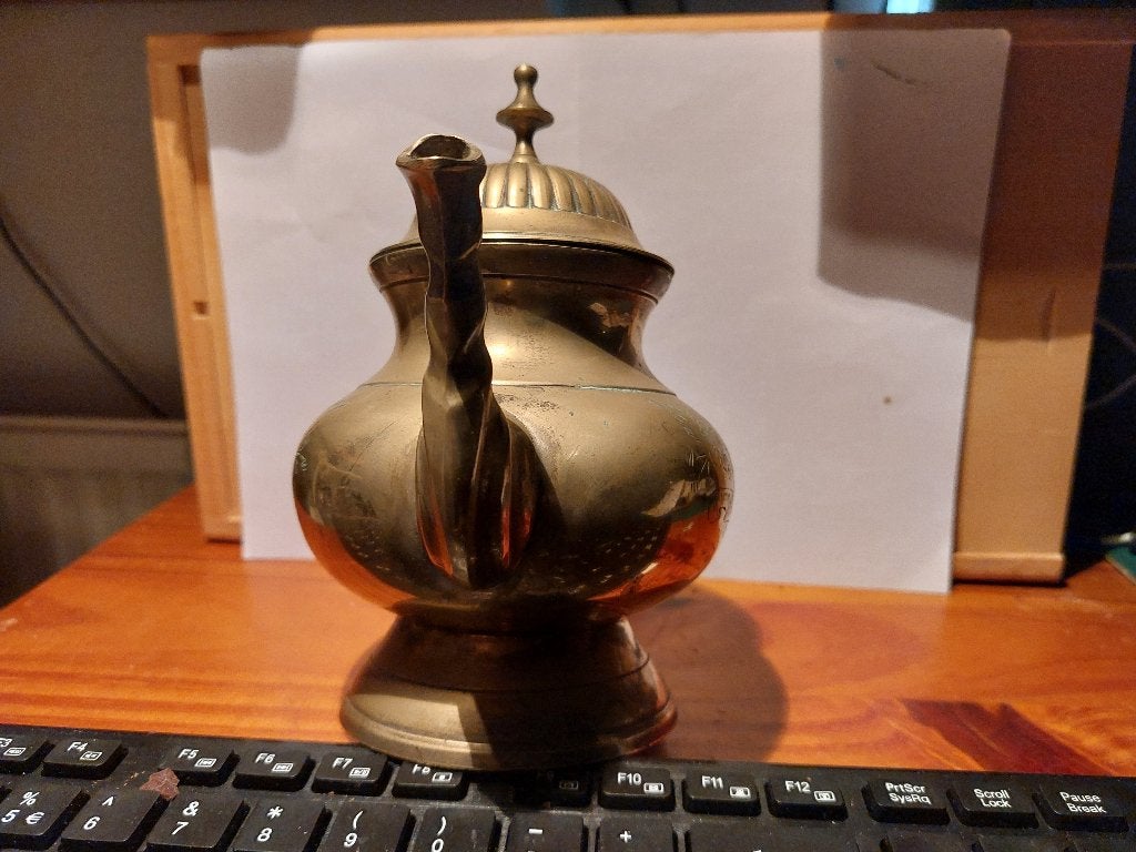 getint koperen theepot, Ophalen of Verzenden