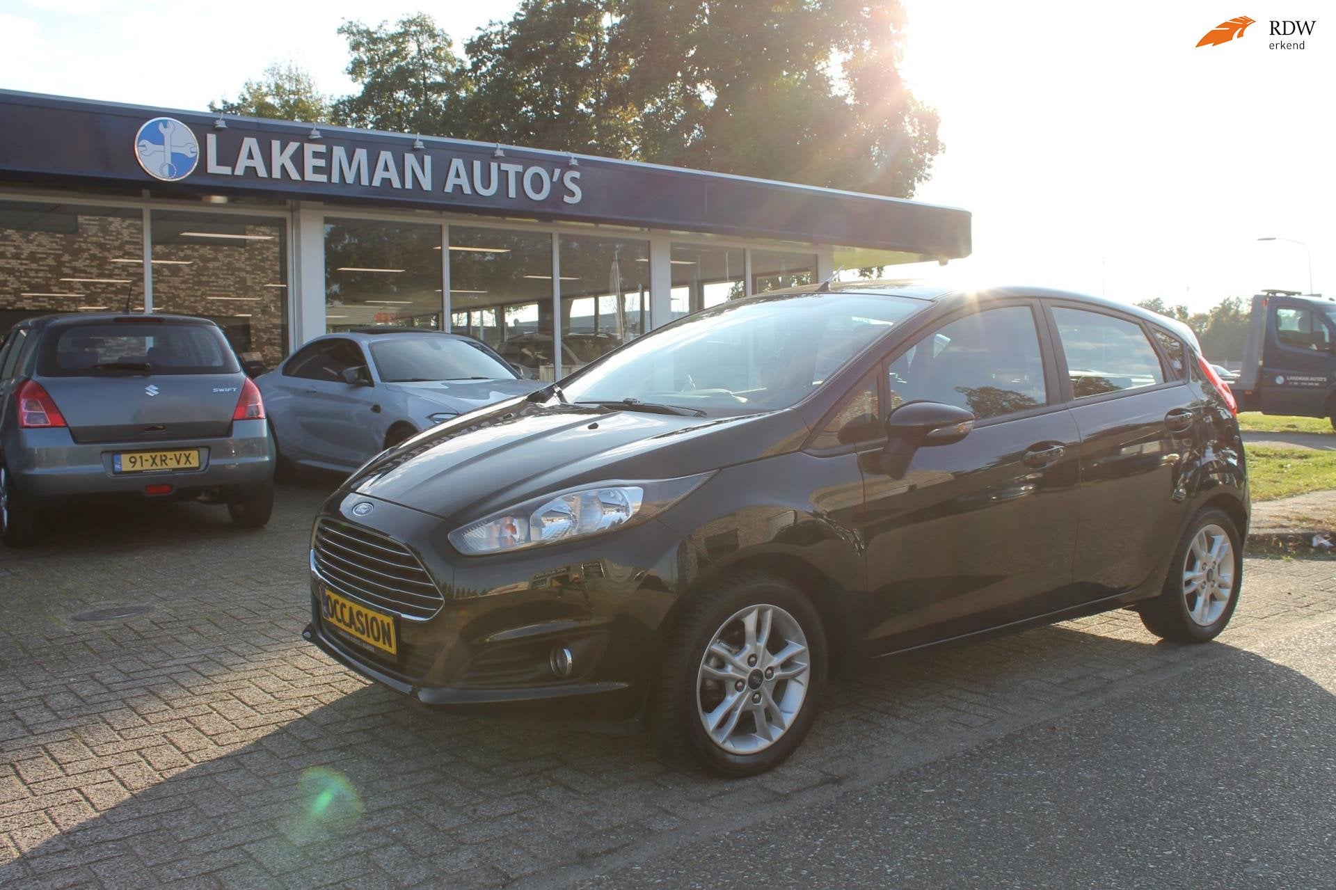Ford Fiesta 1.25 Blackline Titanium Huurkoop Inruil Service, Voorwielaandrijving, Stof, 82 pk, Bedrijf