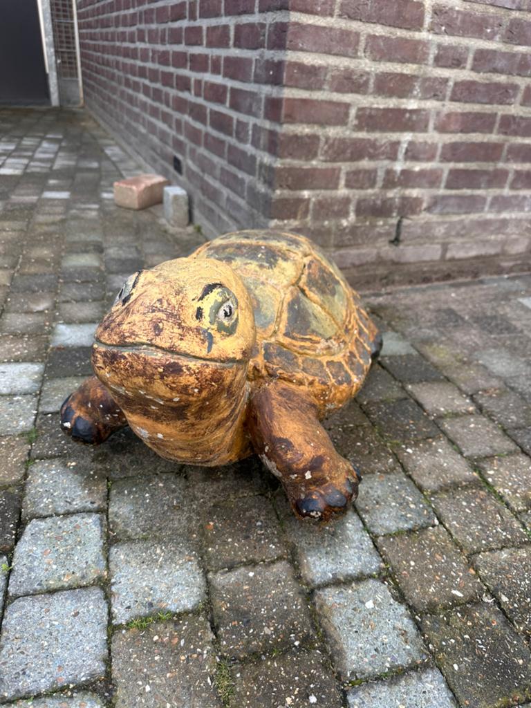 Tuinbeeld schilpad. Zwaar gewicht beeld tuin buiten, Tuin en Terras, Tuinbeelden, Ophalen, Steen