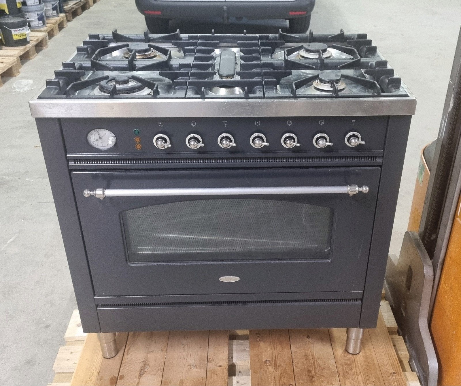 Boretti gasfornuis (oven werkt niet), Witgoed en Apparatuur, Fornuizen, Ophalen, Gebruikt, 60 cm of meer, Gas