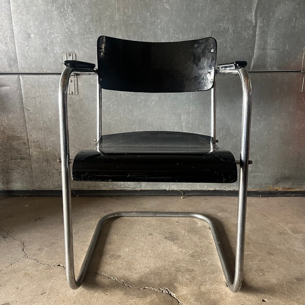 Chroom buisframe stoel bauhaus art deco jaren 30, Ophalen