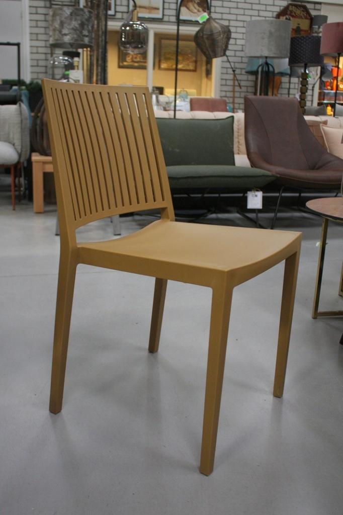 Partij tuinstoelen terrasstoel olijfgroen camel horeca, Ophalen, Nieuw