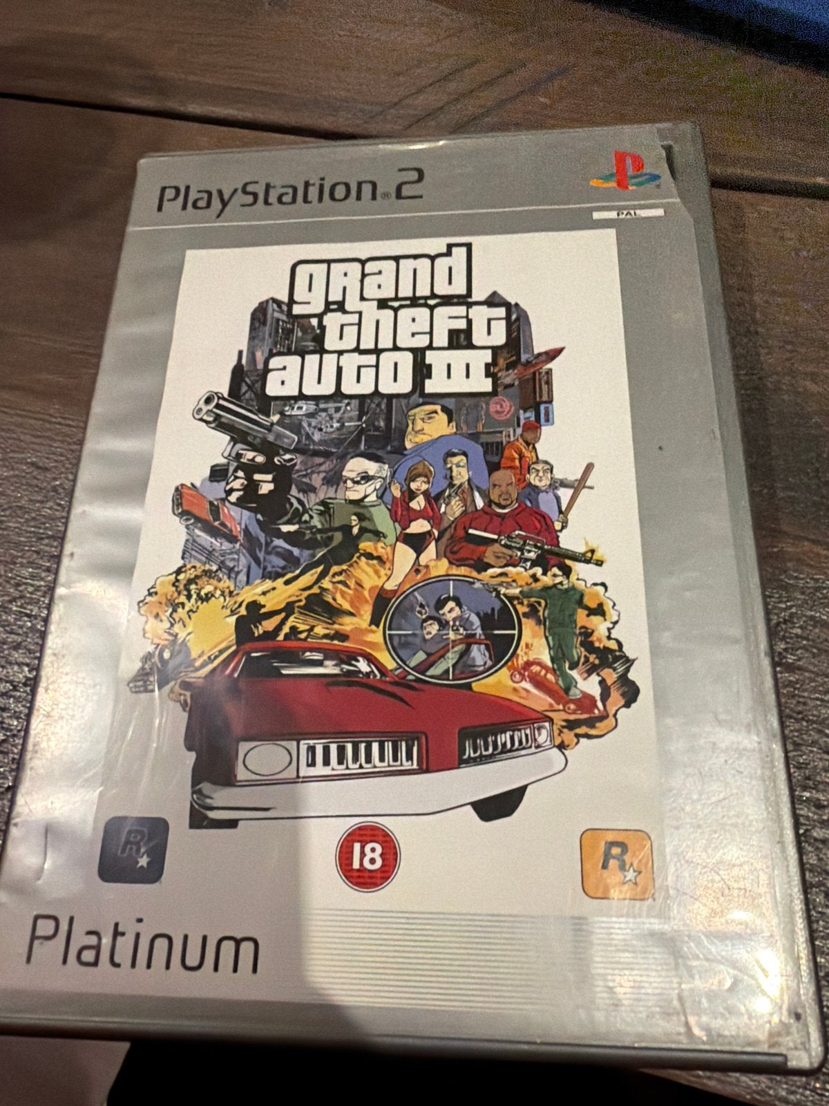 Grand Theft Auto III Platinum - PlayStation 2, Spelcomputers en Games, Avontuur en Actie, Gebruikt, Vanaf 18 jaar, 1 speler