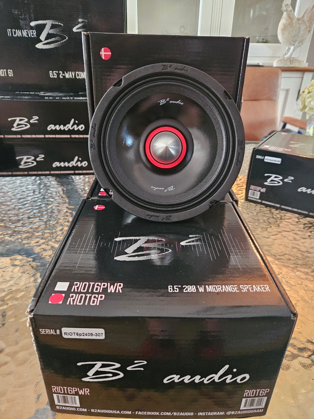 nieuww!! b2 riot 6p midrange speakers!!, Auto diversen, Autospeakers, Ophalen of Verzenden, Nieuw