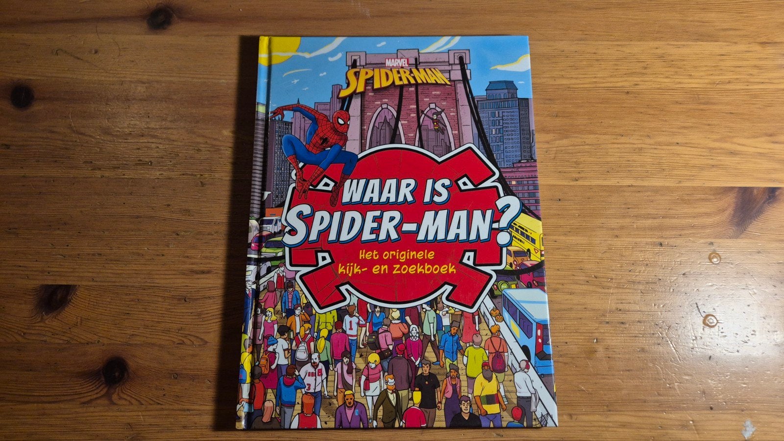 Waar is Spider-man? Het originele kijk- en zoekboek, Marvel, Fictie algemeen, Ophalen of Verzenden, Zo goed als nieuw