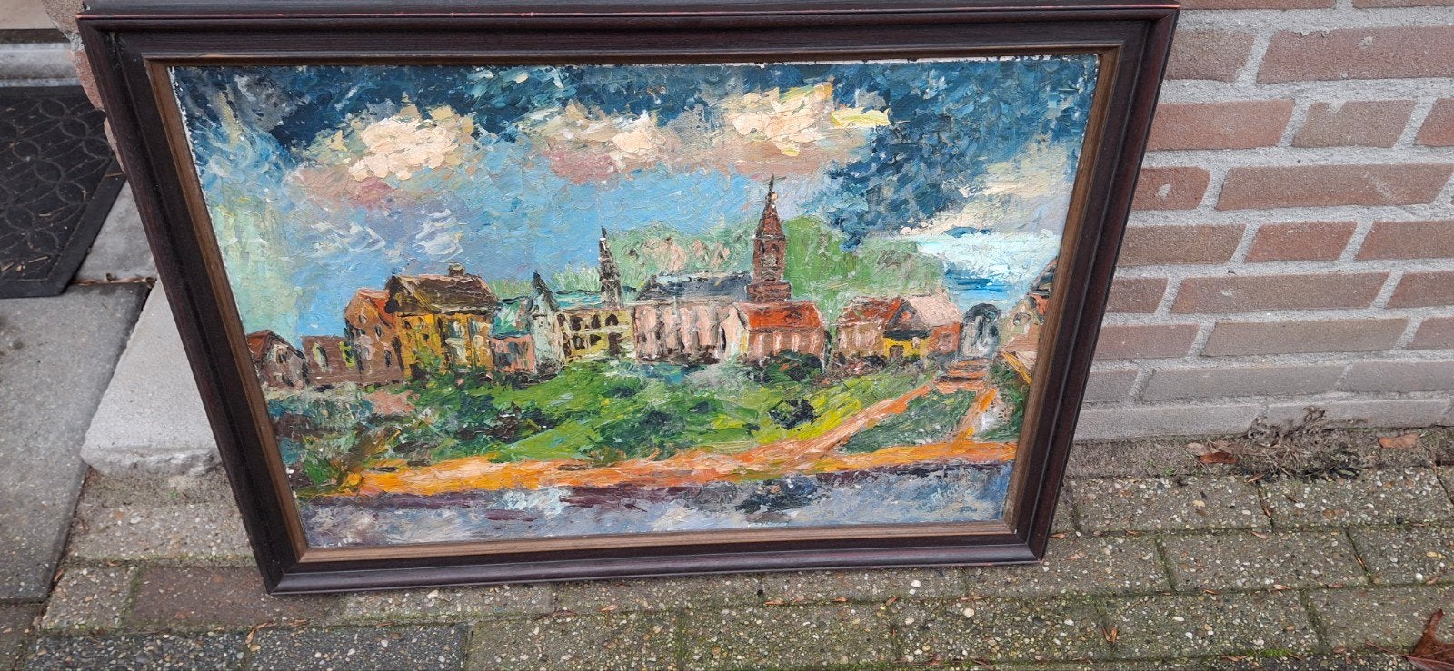 Copie oscar kokochska Dresden, Antiek en Kunst, Ophalen