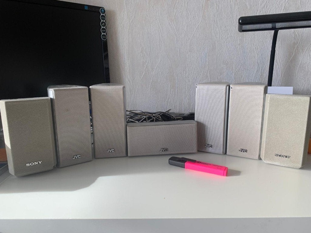 JVC/Sony dolby surround setje 5.1 + Sub