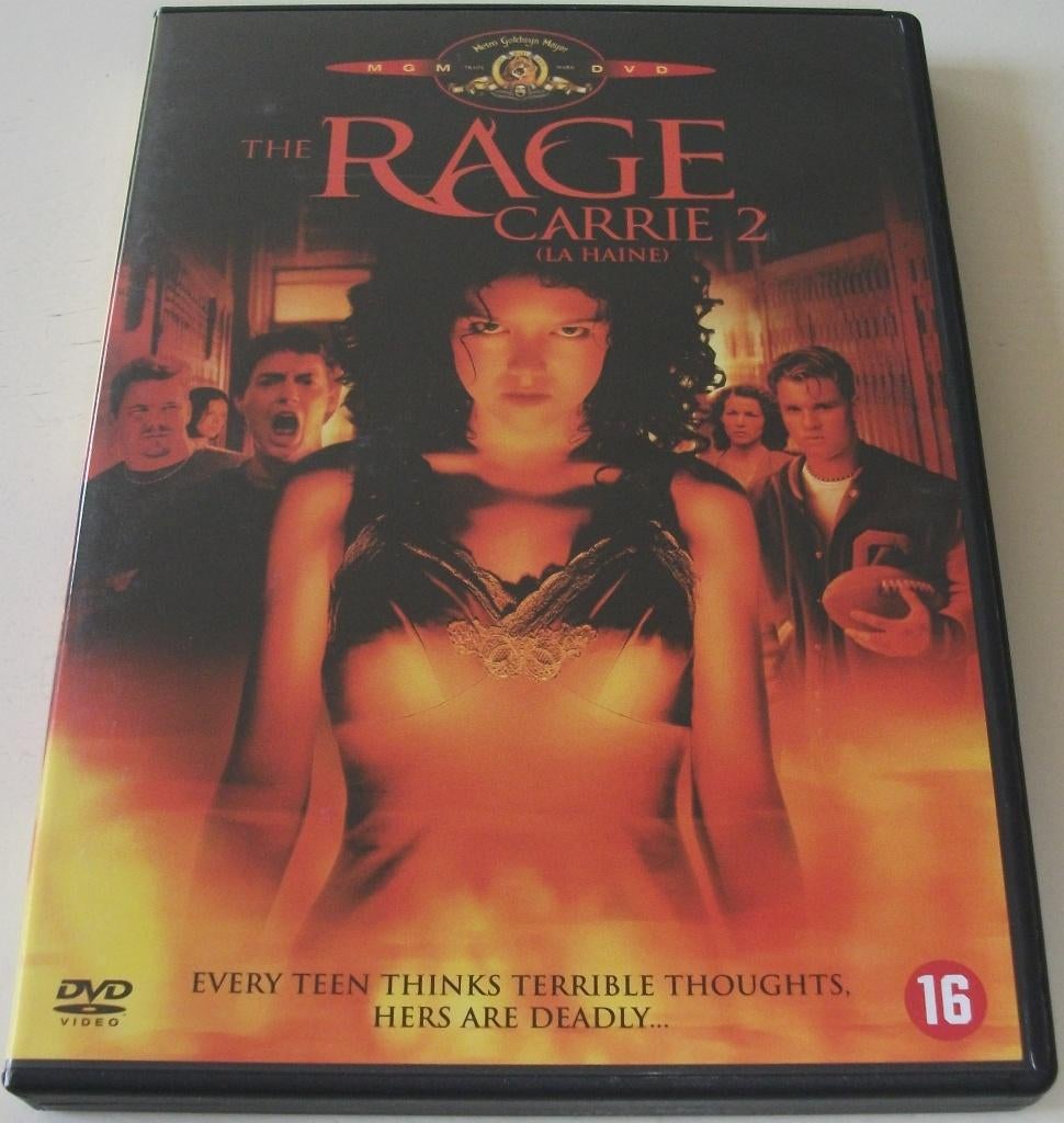 Dvd *** CARRIE 2 *** The Rage Stephen King, Cd's en Dvd's, Dvd's | Horror, Zo goed als nieuw, Overige genres, Vanaf 16 jaar, Ophalen of Verzenden