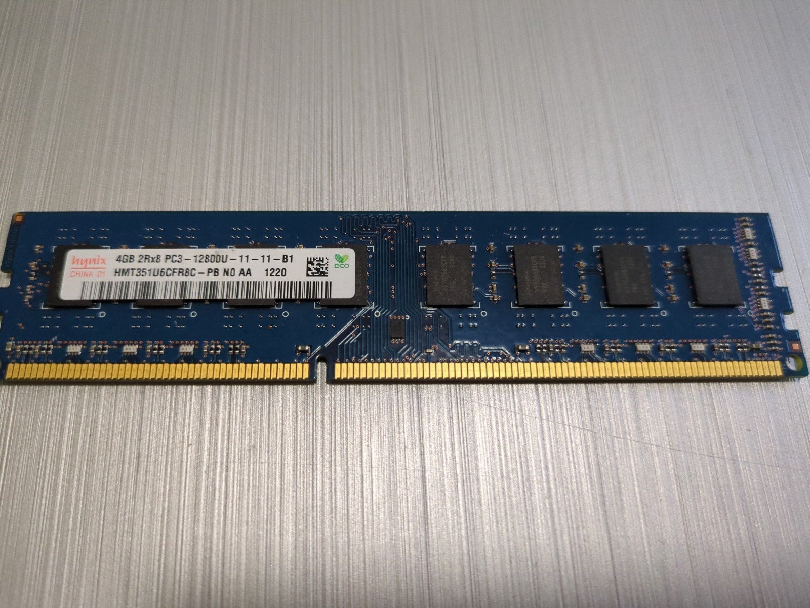 Hynix 4GB DDR3 RAM PC3-12800U Desktop Geheugen, Gebruikt, DDR3, Ophalen of Verzenden, Desktop