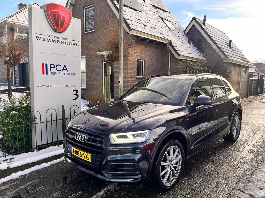 Audi Q5 50 TFSI e quattro S edition (bj 2020, automaat), Automaat, 4 cilinders, Blauw, Bedrijf