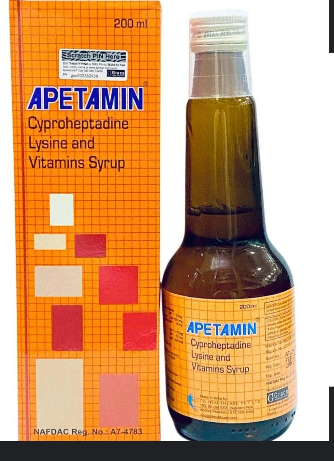 Apetamin Siroop 200ml, Ophalen of Verzenden, Nieuw