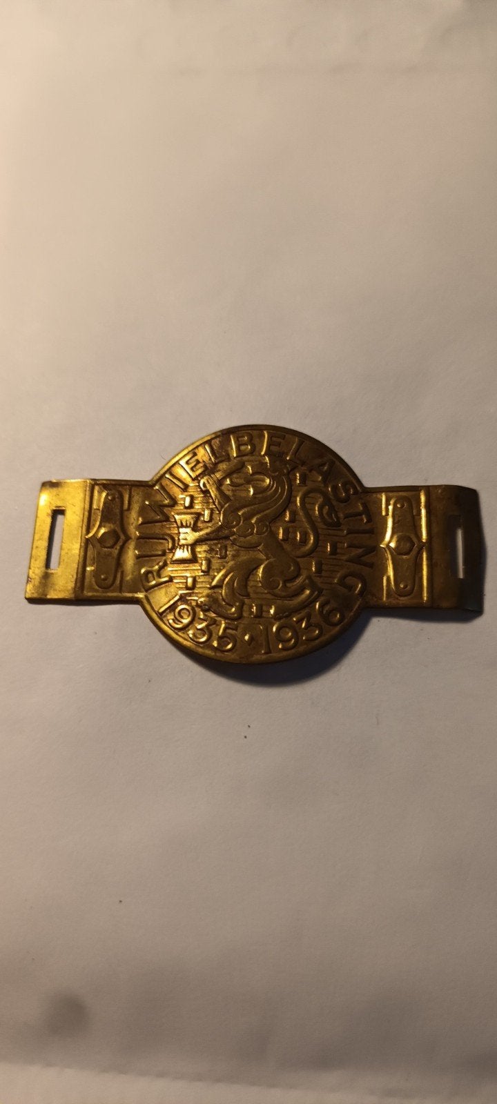 rijwielbelasting1935 1936, Verzamelen, Ophalen of Verzenden, Gebruikt