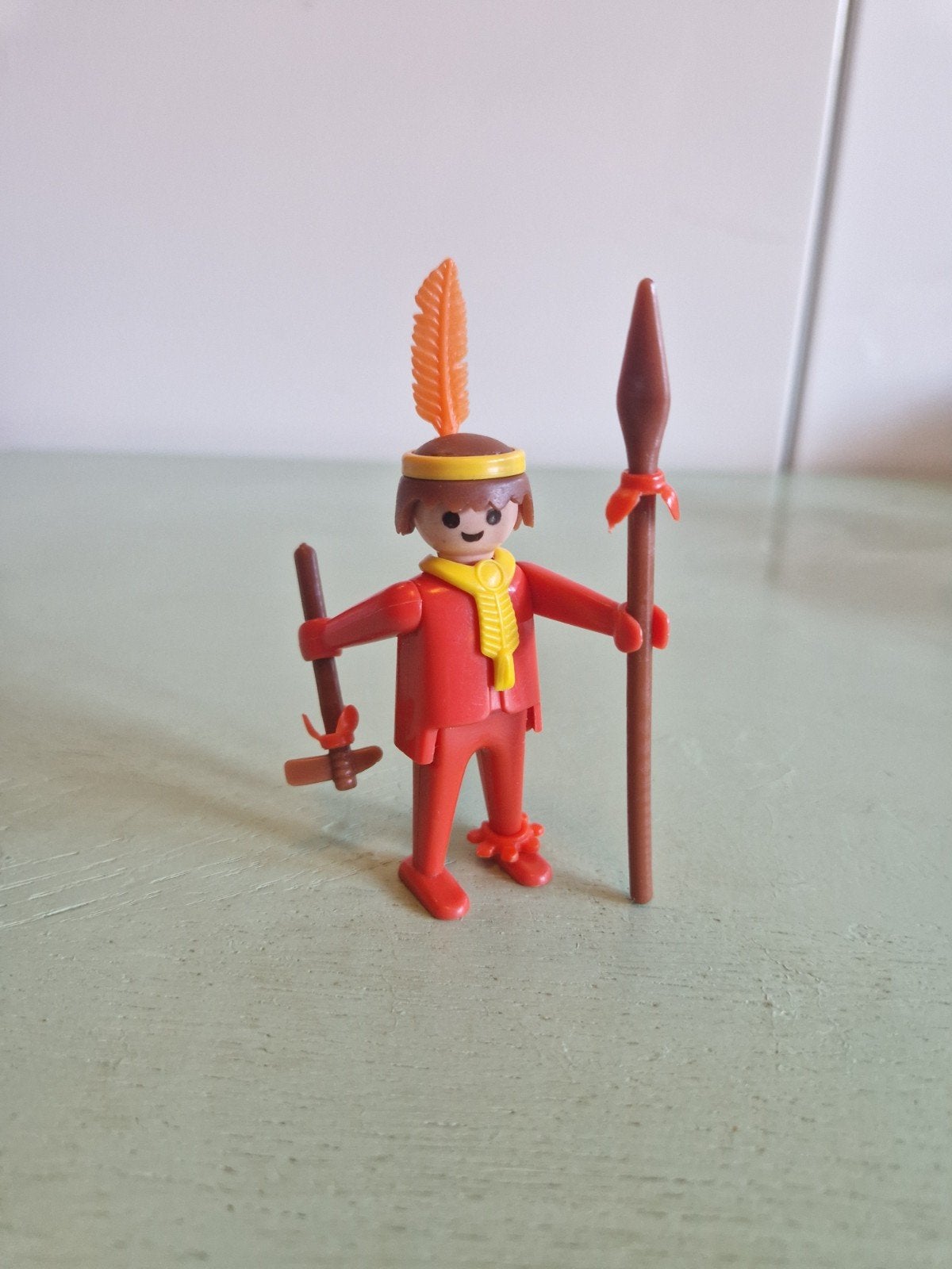 Playmobil Indiaan Vintage Figuur met Accessoires, Kinderen en Baby's, Speelgoed | Playmobil, Gebruikt, Losse onderdelen, Figuren