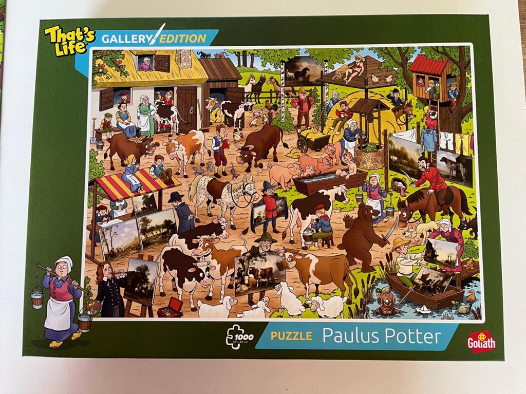 That's life gallery edition - Paulus Potter, Ophalen of Verzenden, 500 t/m 1500 stukjes, Zo goed als nieuw