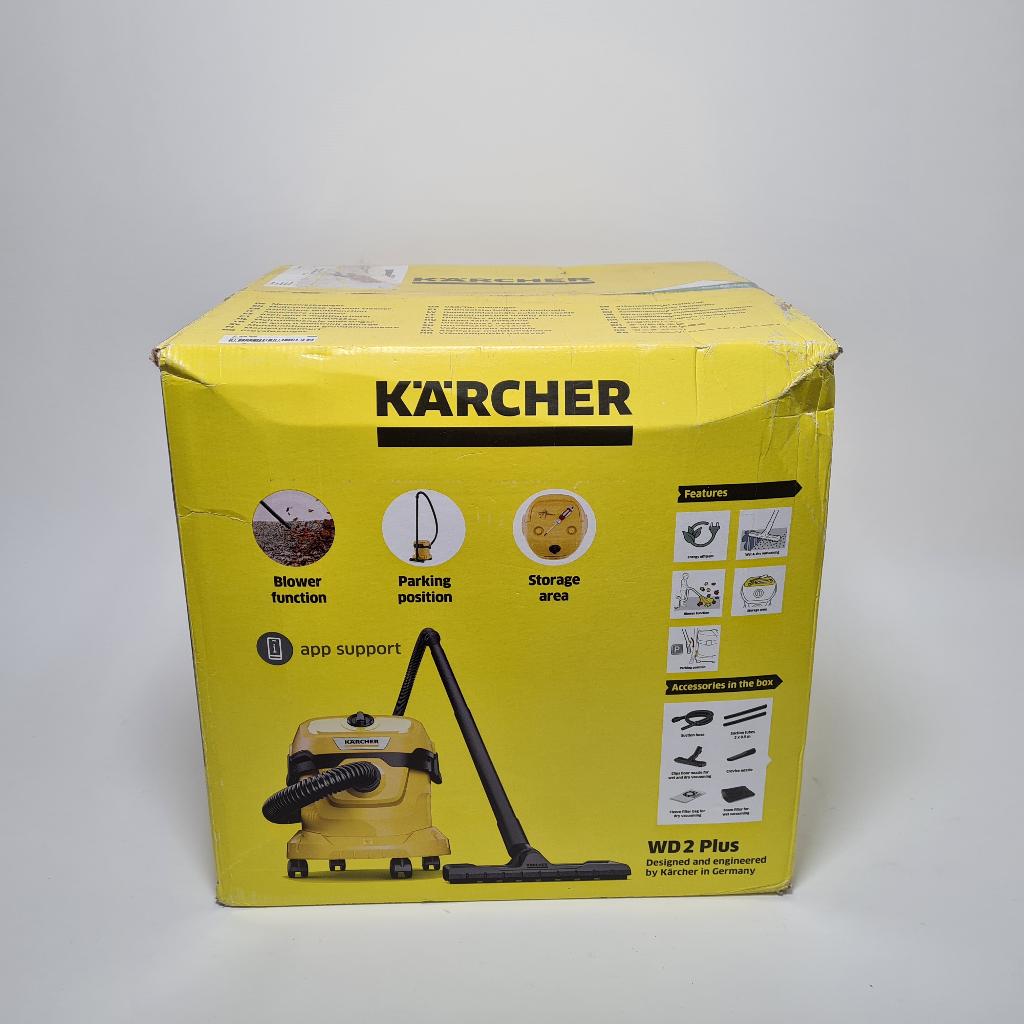 Karcher WD2 Plus Nat Droogzuiger | Nieuw, Ophalen of Verzenden, Nieuw, Overige typen