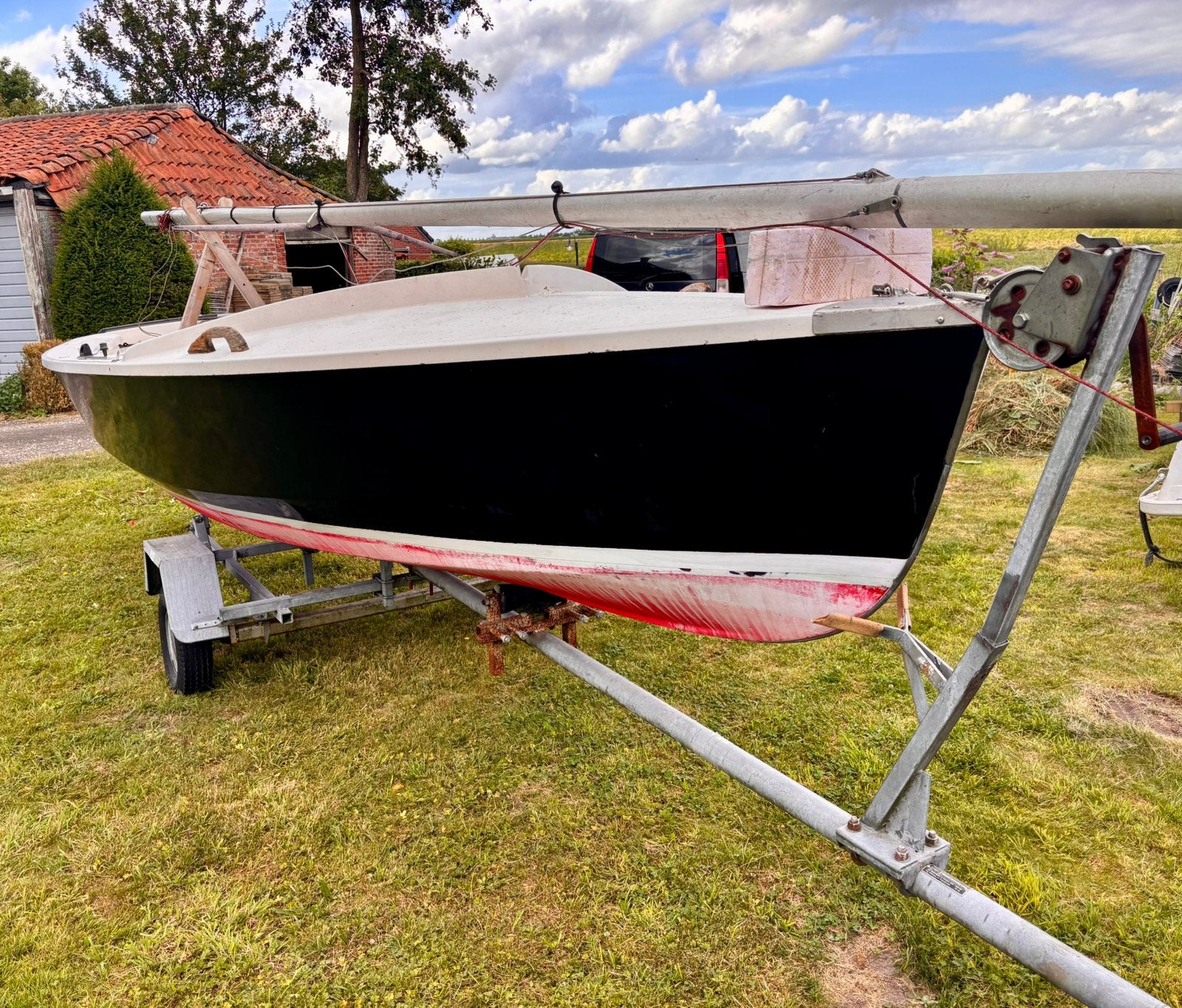 Wayfarer, Watersport en Boten, Zeilen en Zeiltoebehoren, Ophalen, Zo goed als nieuw, Minder dan 15 m²