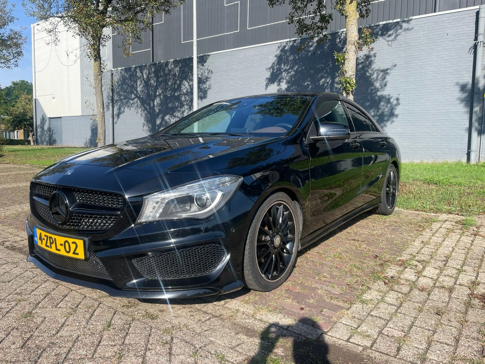 Mercedes-Benz CLA 200 156pk 7G-DCT 2015 Zwart, Auto's, Mercedes-Benz, Automaat, Achterwielaandrijving, 715 kg, Zwart