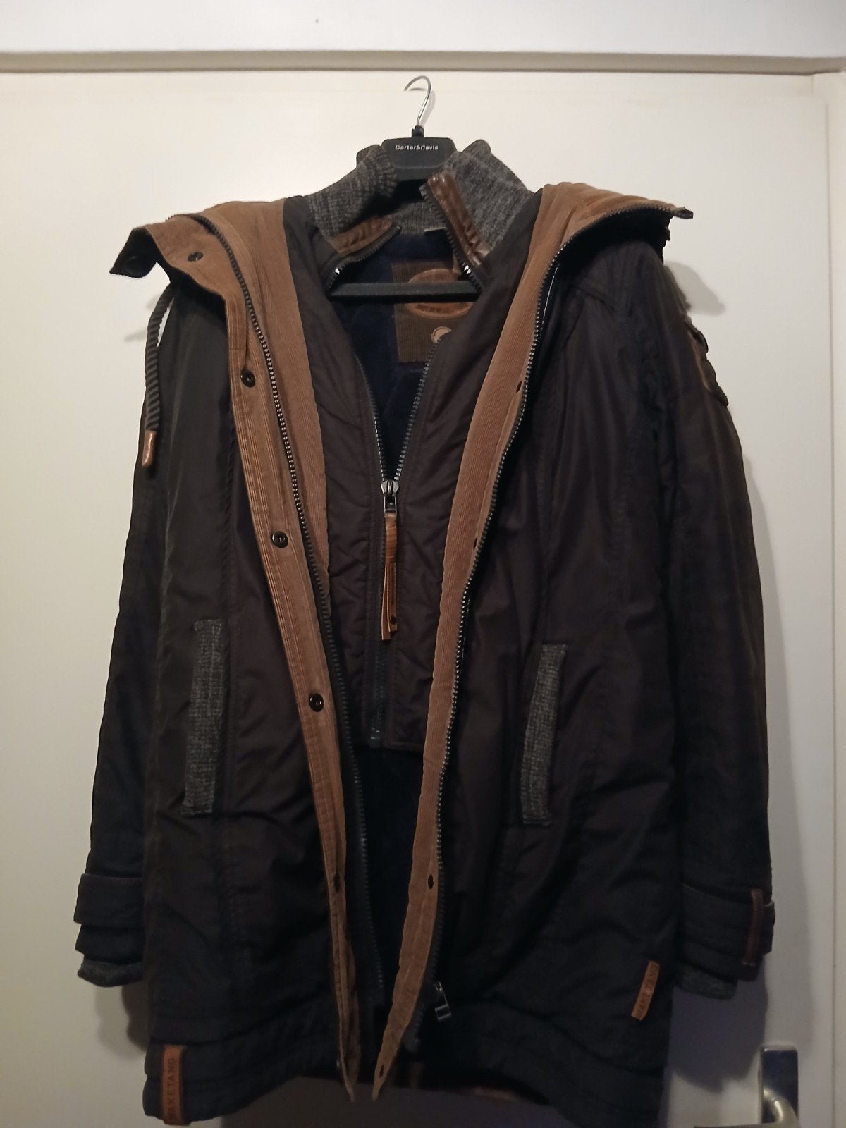Dames winterjas, Maat 38/40 (M), Bruin, Ophalen of Verzenden, Zo goed als nieuw