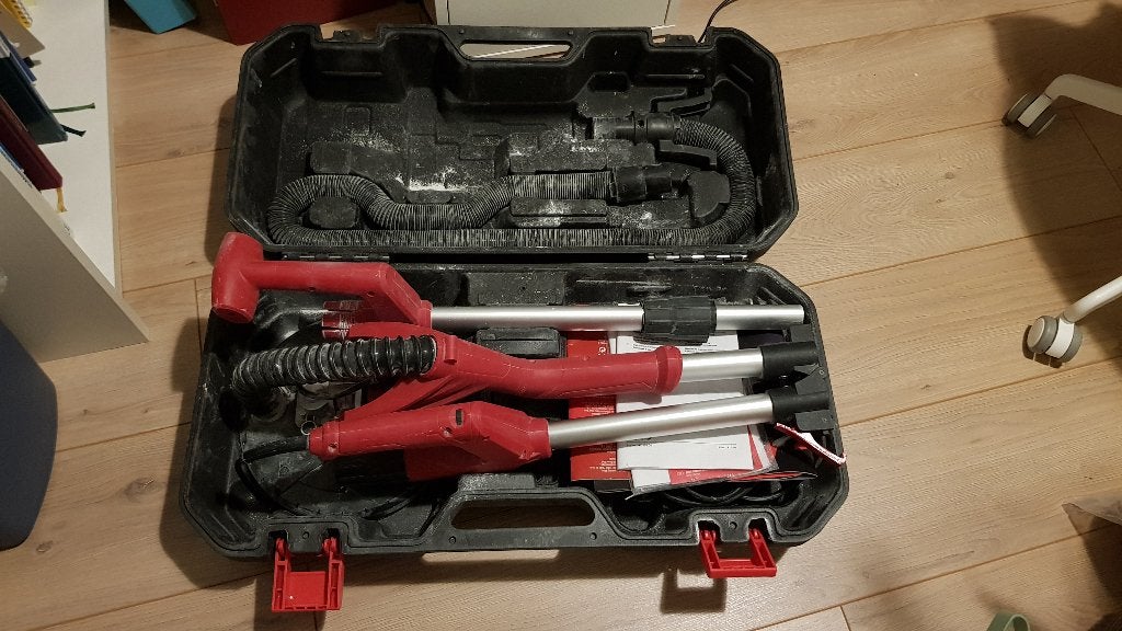 Te huur Einhell Plafondschuurmachine - Wandschuurmachine, Ophalen, Zo goed als nieuw, 600 tot 1200 watt, Excentrische schuurmachine
