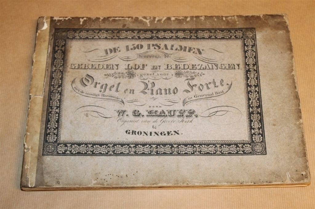 Psalmen en Gebeden en Gezangen boek - Hauff 1837 !!, Ophalen of Verzenden