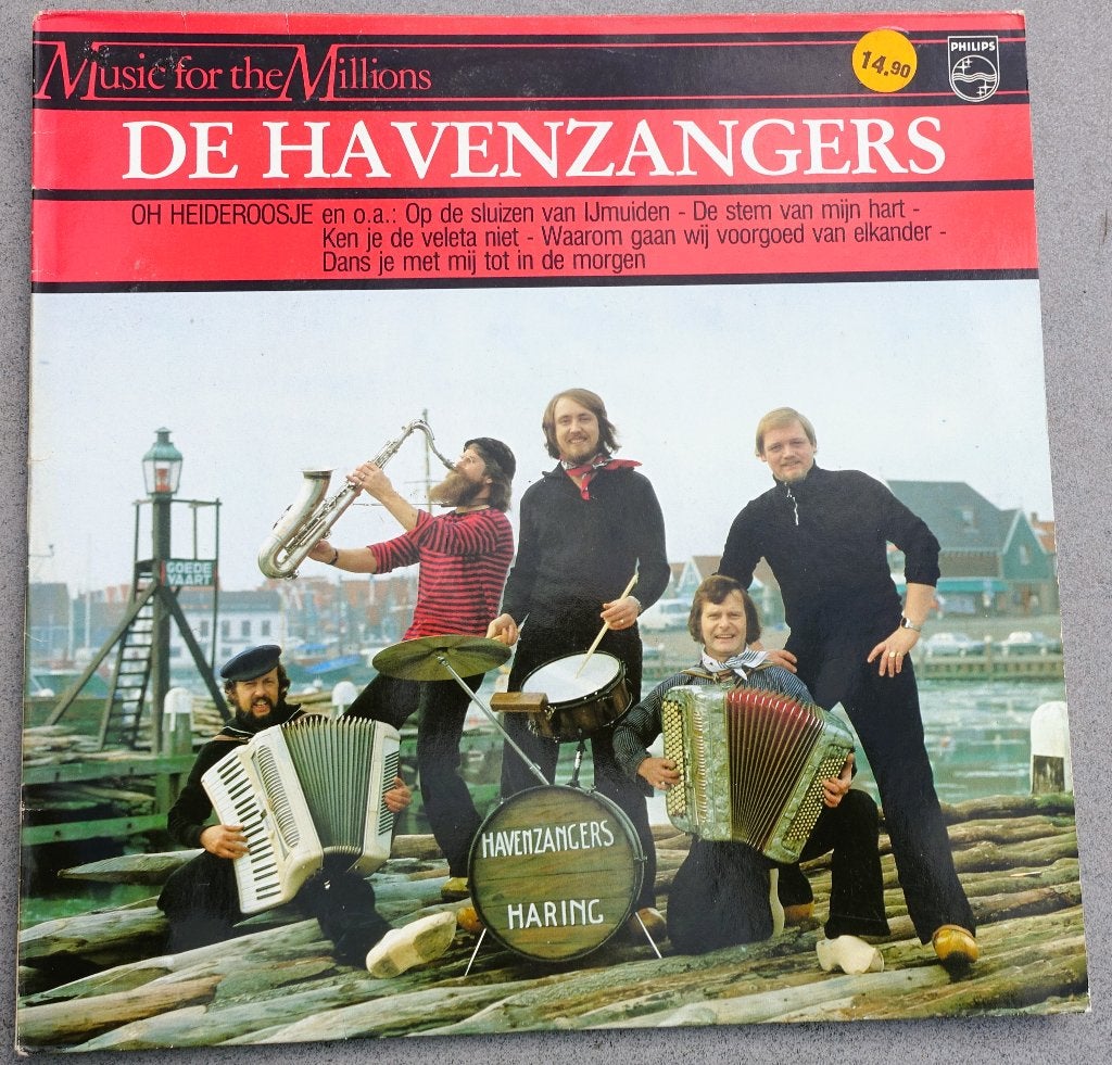 De Havenzangers - Music for the Millions LP (1978), LP, Piraten en Zeemansliederen, Zo goed als nieuw, 12 inch