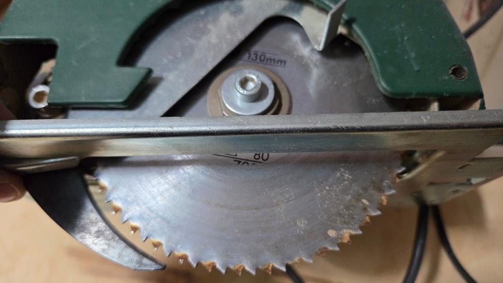 Bosch Zaagmachine PKS 40, Gebruikt, Cirkelzaag, Ophalen of Verzenden, 30 tot 70 mm