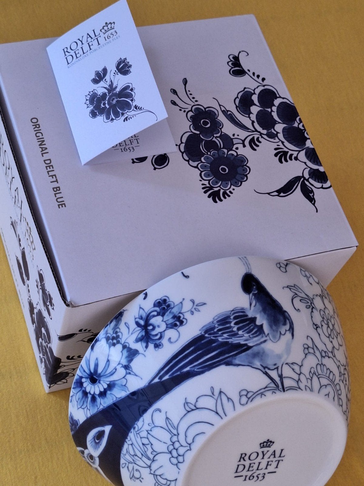 Prachtige schaal Royal Delft Peacock Symphony Nieuw, Ophalen of Verzenden