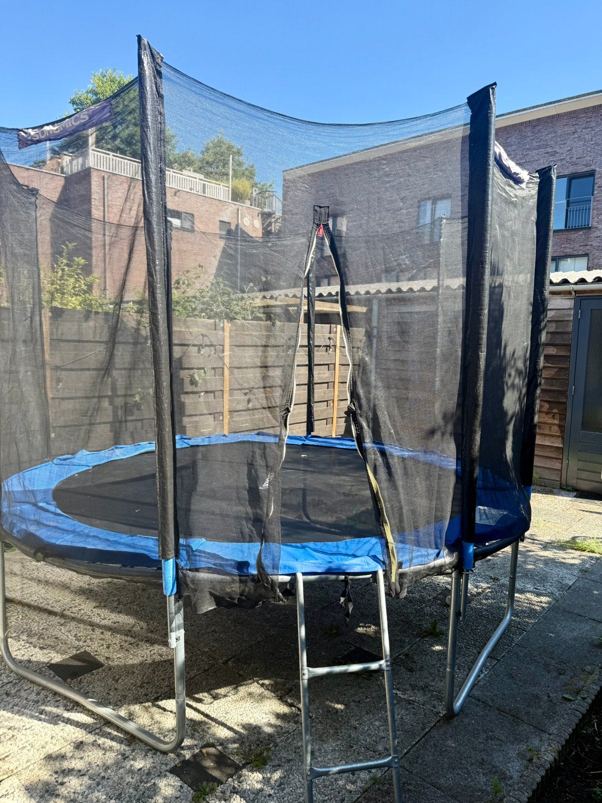 SONGMICS buitentrampoline, Ophalen, Zo goed als nieuw