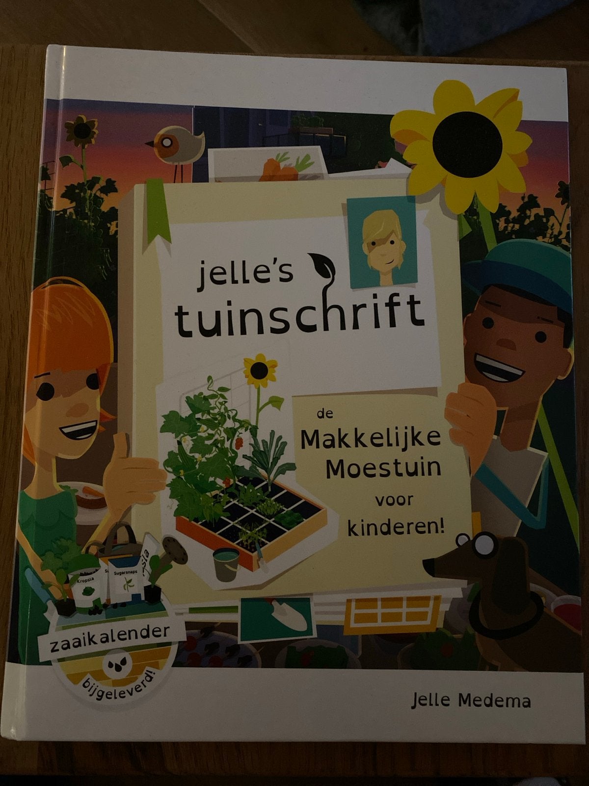 Jelle's Tuinschrift: De Makkelijke Moestuin voor kinderen!, Ophalen of Verzenden, Zo goed als nieuw, Non-fictie