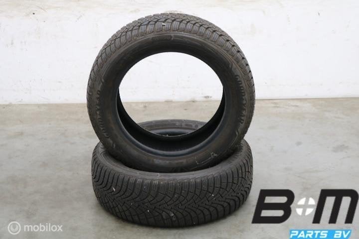 2 x 2055516 91H GoodyearUltraGrip 7mm 205 55 16, Auto-onderdelen, Banden en Velgen, Gebruikt, 16 inch, Band(en), 205 mm